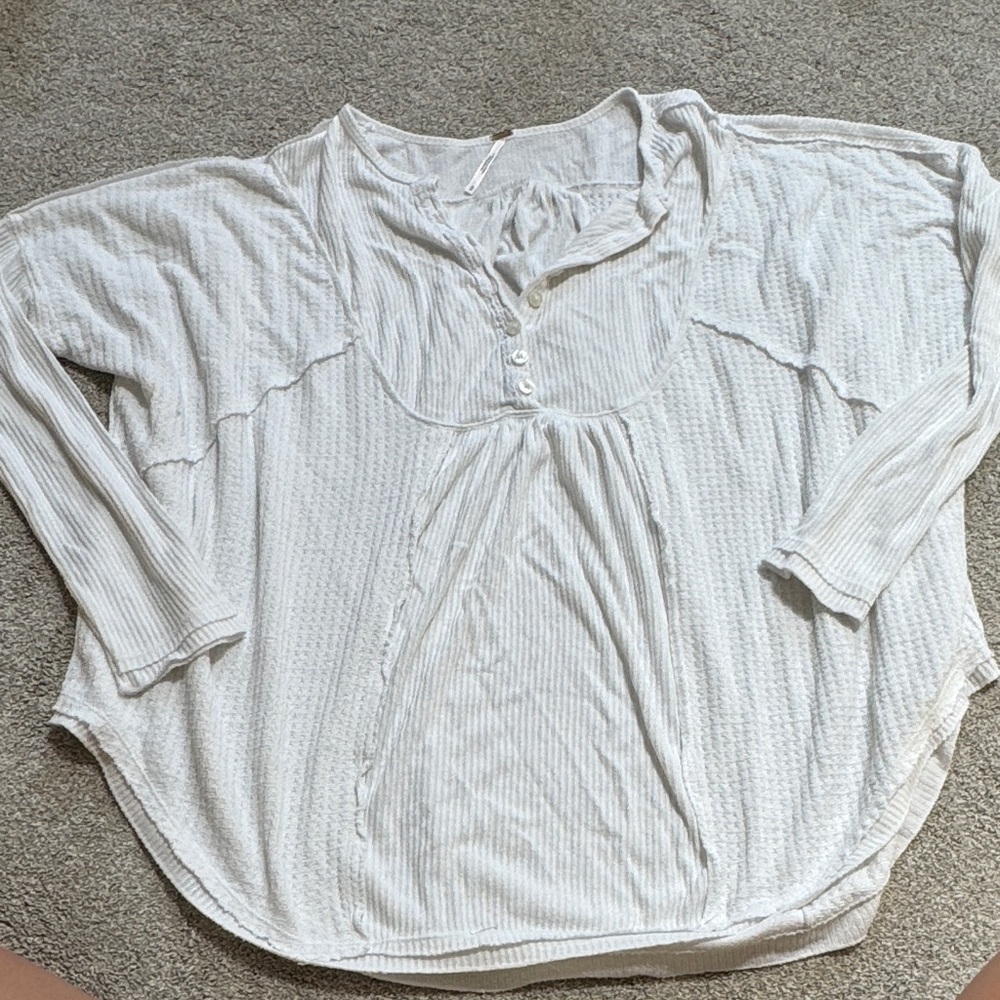 Free People White Thermal